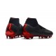 Nouvelles Chaussures de Football Nike Phantom VSN Elite DF FG Jordan X PSG Noir Rouge