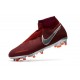 Nouvelles Chaussures de Football Nike Phantom VSN Elite DF FG Vin Rouge Argent