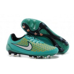 2015 Crampons Nike Magista Opus FG - Hyper Turquoise Orange Laser Cramoisi Ultime Blanc