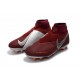 Nouvelles Chaussures de Football Nike Phantom VSN Elite DF FG Vin Rouge Argent