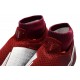 Nouvelles Chaussures de Football Nike Phantom VSN Elite DF FG Vin Rouge Argent