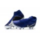 Nouvelles Chaussures de Football Nike Phantom VSN Elite DF FG Noir Argent Bleu Racer