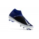 Nouvelles Chaussures de Football Nike Phantom VSN Elite DF FG Noir Argent Bleu Racer