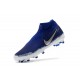 Nouvelles Chaussures de Football Nike Phantom VSN Elite DF FG Noir Argent Bleu Racer