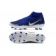 Nouvelles Chaussures de Football Nike Phantom VSN Elite DF FG Noir Argent Bleu Racer