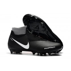 Nouvelles Chaussures de Football Nike Phantom VSN Elite DF FG Noir Rouge Blanc