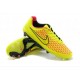 Chaussures De Football Nike - Nike Magista Opus FG - Terrain Sec - Volt Or Noir