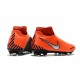 Nouvelles Chaussures de Football Nike Phantom VSN Elite DF FG Rouge Noir Blanc