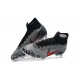 Crampons De Football Nike Mercurial Superfly VI 360 Elite FG Hommes - Neymar Noir Blanc Rouge