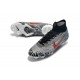 Crampons De Football Nike Mercurial Superfly VI 360 Elite FG Hommes - Neymar Noir Blanc Rouge