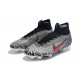 Crampons De Football Nike Mercurial Superfly VI 360 Elite FG Hommes - Neymar Noir Blanc Rouge