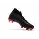 Crampons De Football Nike Mercurial Superfly VI 360 Elite FG Hommes - Nike x Jordan Noir Rouge