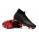 Crampons De Football Nike Mercurial Superfly VI 360 Elite FG Hommes - Nike x Jordan Noir Rouge