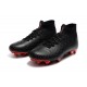 Crampons De Football Nike Mercurial Superfly VI 360 Elite FG Hommes - Nike x Jordan Noir Rouge