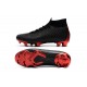 Crampons De Football Nike Mercurial Superfly VI 360 Elite FG Hommes - Nike x Jordan Noir Rouge