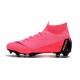 Crampons De Football Nike Mercurial Superfly VI 360 Elite FG Hommes - Rose Noir