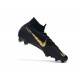 Crampons De Football Nike Mercurial Superfly VI 360 Elite FG Hommes - Or Noir