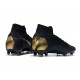 Crampons De Football Nike Mercurial Superfly VI 360 Elite FG Hommes - Or Noir