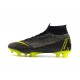 Crampons De Football Nike Mercurial Superfly VI 360 Elite FG Hommes - Gris Jaune