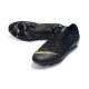 Nouveau Crampons de Football Nike Mercurial Vapor XII Elite FG Or Noir