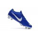 Crampons de Foot Nike Mercurial Vapor XII Elite FG pour Hommes Noir Argent Bleu Racer