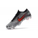 Crampons de Foot Nike Mercurial Vapor XII Elite FG pour Hommes Neymar Noir Blanc Rouge