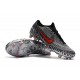 Crampons de Foot Nike Mercurial Vapor XII Elite FG pour Hommes Neymar Noir Blanc Rouge