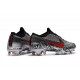 Crampons de Foot Nike Mercurial Vapor XII Elite FG pour Hommes Neymar Noir Blanc Rouge