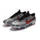 Crampons de Foot Nike Mercurial Vapor XII Elite FG pour Hommes Neymar Noir Blanc Rouge