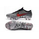 Crampons de Foot Nike Mercurial Vapor XII Elite FG pour Hommes Neymar Noir Blanc Rouge