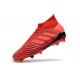 Nouveau Chaussures De Football Adidas Predator 19.1 FG Rouge Solaire Noir