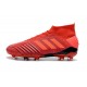 Nouveau Chaussures De Football Adidas Predator 19.1 FG Rouge Solaire Noir