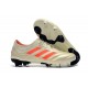 Nouvelles Crampons Football Adidas Copa 19.1 FG Blanc Cassé Rouge Solaire Noir