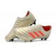 Nouvelles Crampons Football Adidas Copa 19.1 FG Blanc Cassé Rouge Solaire Noir