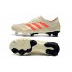 Nouvelles Crampons Football Adidas Copa 19.1 FG Blanc Cassé Rouge Solaire Noir