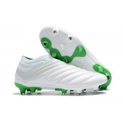 Neuf Crampons De Football Adidas Copa 19+ FG Blanc Vert