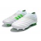 Neuf Crampons De Football Adidas Copa 19+ FG Blanc Vert