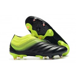 Neuf Crampons De Football Adidas Copa 19+ FG Noir Vert