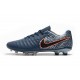Nouveau Chaussures de Football - Nike Tiempo Legend VII FG Bleu Noir