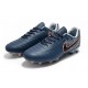 Nouveau Chaussures de Football - Nike Tiempo Legend VII FG Bleu Noir