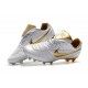 Nouveau Chaussures Football Nike Tiempo Legend VII 10R Elite FG Blanc Or