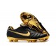 Nouveau Chaussures Football Nike Tiempo Legend VII 10R Elite FG Or Noir