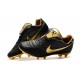 Nouveau Chaussures Football Nike Tiempo Legend VII 10R Elite FG Or Noir