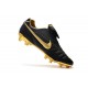 Nouveau Chaussures Football Nike Tiempo Legend VII 10R Elite FG Or Noir