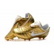 Nouveau Chaussures Football Nike Tiempo Legend VII 10R Elite FG Or Blanc