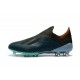 Nouvelles Crampons Foot Pour Hommes - Adidas X 18+ FG Bleu Noir