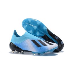 Nouveau Chaussures de Football adidas X 18+ FG Bleu Noir