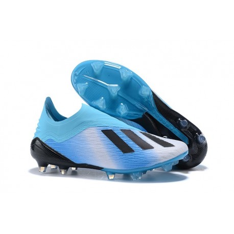 Nouveau Chaussures de Football adidas X 18+ FG Bleu Noir