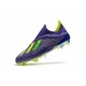 Nouvelles Crampons Foot Pour Hommes - Adidas X 18+ FG Violet Vert