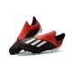 Nouvelles Crampons Foot Pour Hommes - Adidas X 18+ FG Noir Rouge Blanc